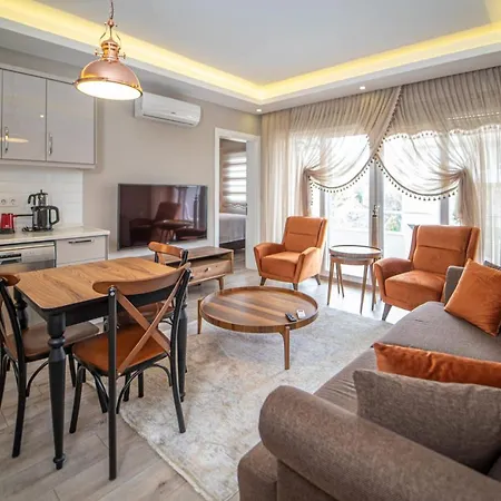 Apartment Comfortable Flat With Shared Pool Backyard And A Refreshing Balcony In Dalaman